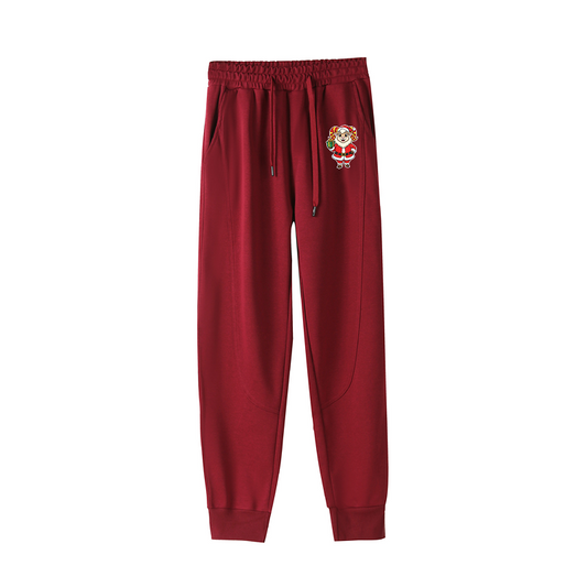 Custom Sweatpants With Logo School Christmas-themed Spirit Wear