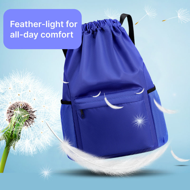 Custom Drawstring Backpack with Logo School Spirit Wear