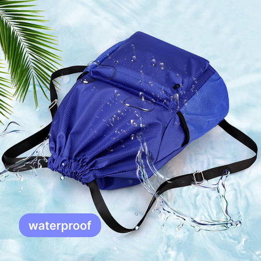 Custom Drawstring Backpack with Logo School Christmas-themed Spirit Wear