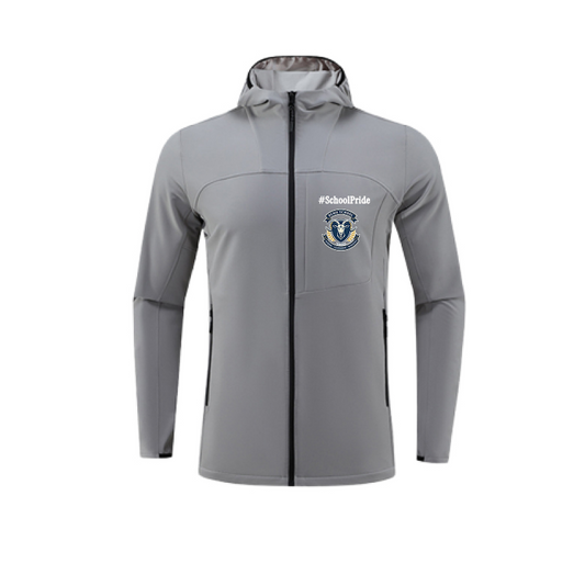 Waterproof Windbreaker Custom Jacket With Logo School Logo Hashtag-themed Spirit Wear