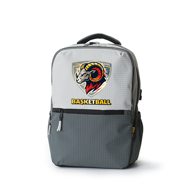 Custom Bag With Logo Travel Laptop Backpack School Basketball-themed Spirit Wear