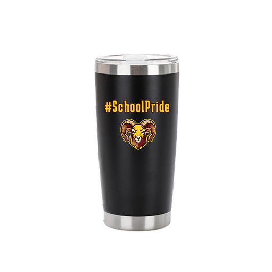 Vacuum Insulated Custom Tumbler With Logo School Mascot Hashtag-themed Spirit Gear