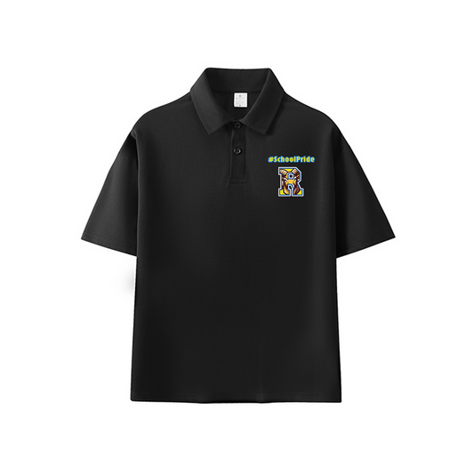 Custom Polo Shirt With Logo School Capital Hashtag-themed Spirit Wear