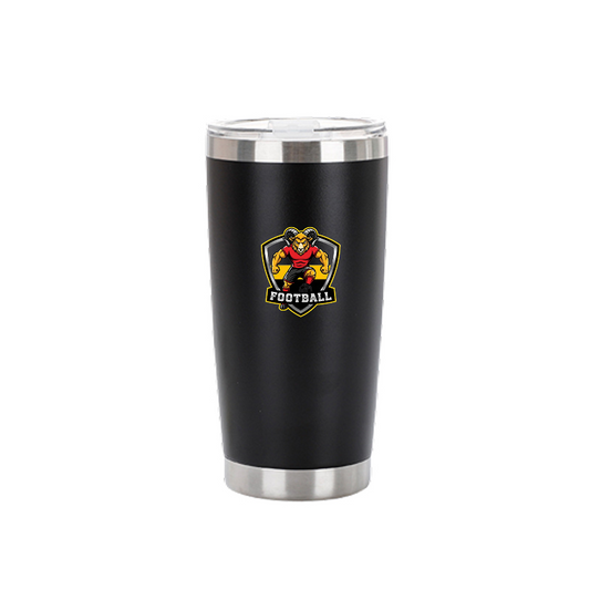 Vacuum Insulated Custom Tumbler With Logo School Soccer-themed Spirit Gear