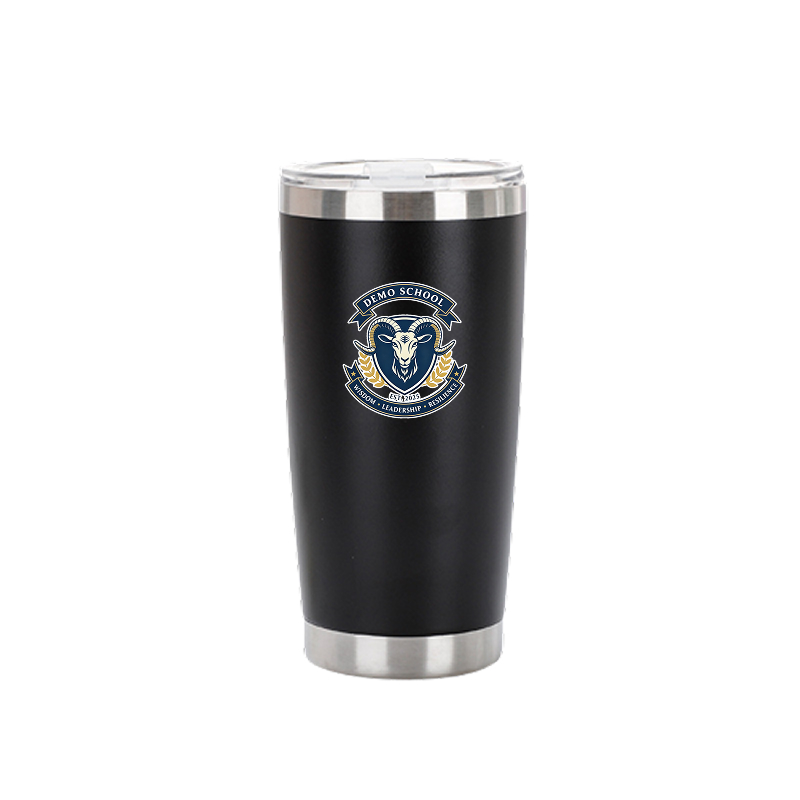 Vacuum Insulated Custom Tumbler With Logo School Christmas-themed Spirit Gear