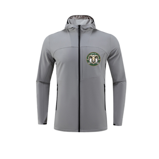 Waterproof Windbreaker Custom Jacket With Logo School Golf-themed Spirit Wear